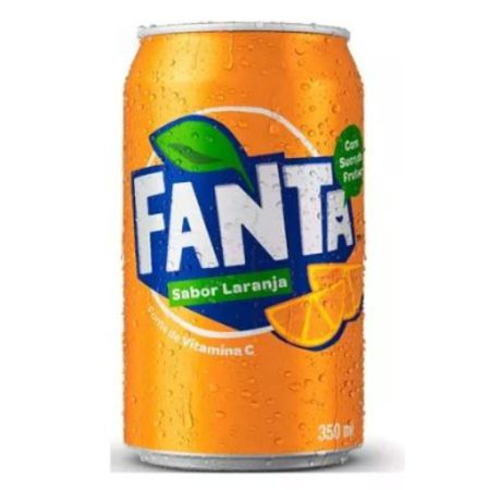 Fanta Laranja Lata 350 ml